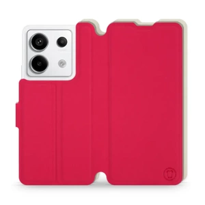 Hülle für Xiaomi Redmi Note 13 PRO - Farbe Rot mit Platin
