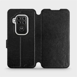 Hülle für Motorola One Zoom - Farbe Black&Orange