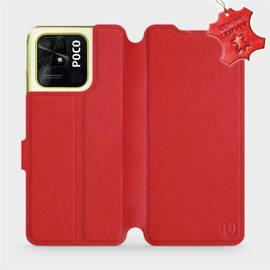 Hülle für Xiaomi POCO C40 - Farbe Red Leather