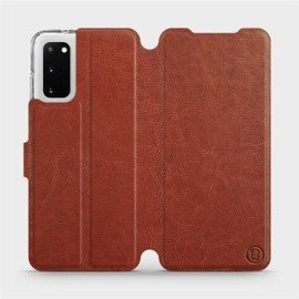 Hülle für Samsung Galaxy S20 - Farbe Brown&Orange