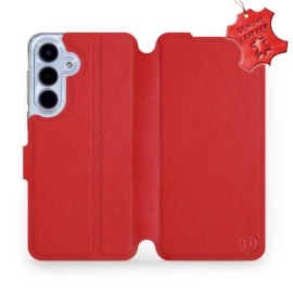 Hülle für Samsung Galaxy S25 FE 5G - Farbe Red Leather