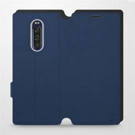 Hülle für Sony Xperia 1 - Farbe Marine mit Schwarz