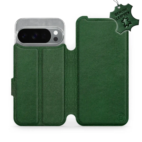 Hülle für Google Pixel 10 Pro - Farbe Green Leather