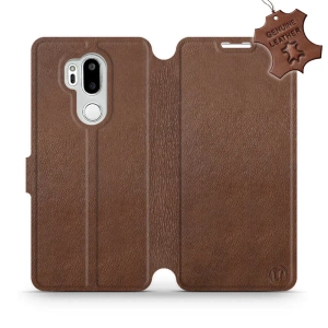 Hülle für LG G7 ThinQ - Farbe Brown Leather