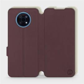 Hülle für Nokia G50 5G - Farbe Burgund mit Platin