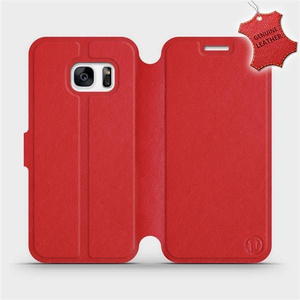 Hülle für Samsung Galaxy S7 - Farbe Red Leather