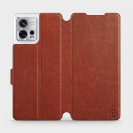 Hülle für Motorola Edge 30 Fusion - Farbe Brown&Gray