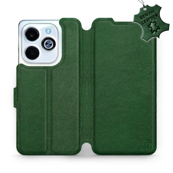 Hülle für Infinix HOT 40i - Farbe Green Leather