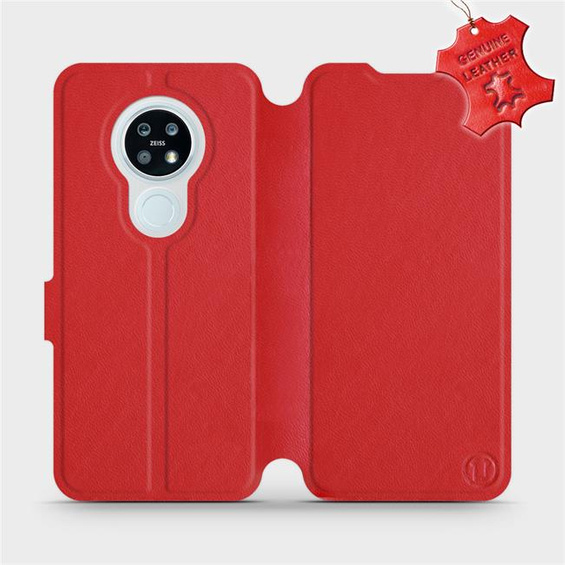 Hülle für Nokia 6.2 - Farbe Red Leather