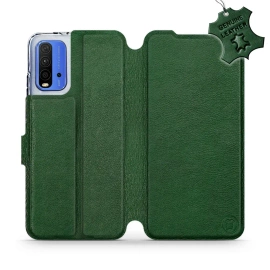 Hülle für Xiaomi Redmi 9T - Farbe Green Leather