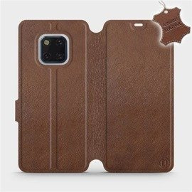 Hülle für Huawei Mate 20 Pro - Farbe Brown Leather