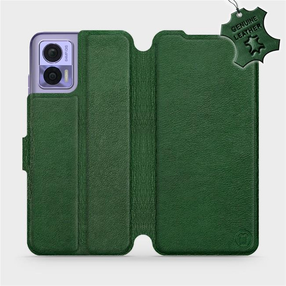 Hülle für Motorola Edge 30 Neo - Farbe Green Leather
