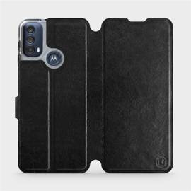 Hülle für Motorola Moto E40 - Farbe Black&Orange