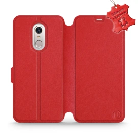 Hülle für Xiaomi Redmi 5 Plus - Farbe Red Leather