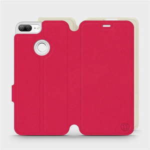 Hülle für Huawei Honor 9 Lite - Farbe Rot mit Platin