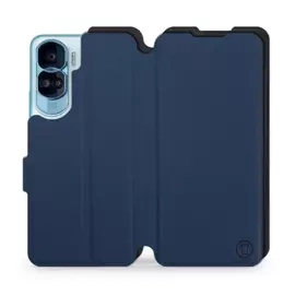 Hülle für Huawei Honor 90 Lite - Farbe Marine mit Schwarz