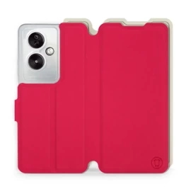 Hülle für OPPO A79 5G - Farbe Rot mit Platin