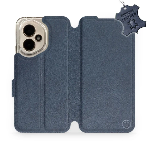 Hülle für Huawei Honor 400 - Farbe Blue Leather