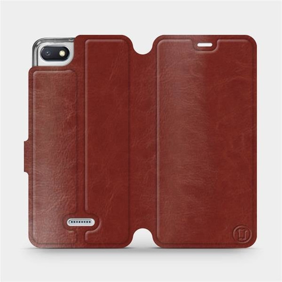 Hülle für Xiaomi Redmi 6A - Farbe Brown&Orange