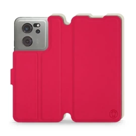 Hülle für Xiaomi 13T - Farbe Rot mit Platin
