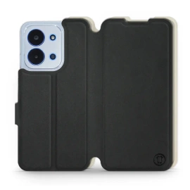 Hülle für Xiaomi Redmi 15C - Farbe Schwarz mit Platin