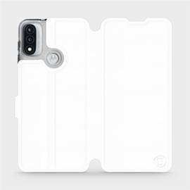 Hülle für Motorola Moto E20 - Farbe White&Orange