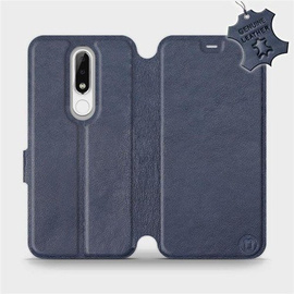 Hülle für Nokia 5.1 Plus - Farbe Blue Leather