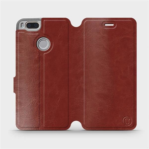 Hülle für Xiaomi Mi A1 - Farbe Brown&Orange