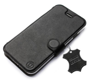 Hülle für Huawei Nova 5T - Farbe Black Leather