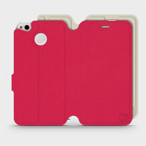 Hülle für Xiaomi Redmi 4X - Farbe Rot mit Platin