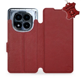 Hülle für Xiaomi POCO X7 - Farbe Dark Red Leather