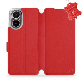 Hülle für Realme C67 4G - Farbe Red Leather