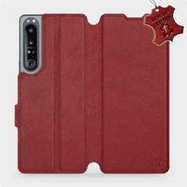 Hülle für Sony Xperia 1 IV - Farbe Dark Red Leather