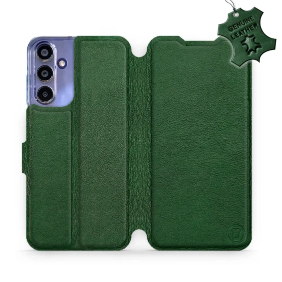 Hülle für Samsung Galaxy A15 4G - Farbe Green Leather