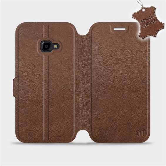 Hülle für Samsung Galaxy Xcover 4 - Farbe Brown Leather