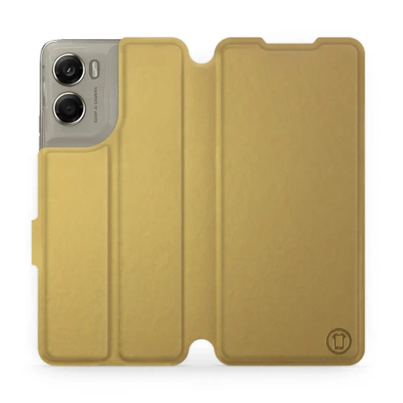 Hülle für Motorola Moto G06 Power - Farbe Gold&Gray