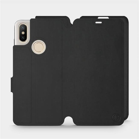 Hülle für Xiaomi Mi A2 - Farbe Schwarz mit Schwarz