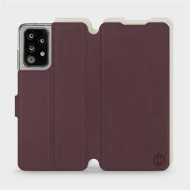 Hülle für Samsung Galaxy A52S 5G - Farbe Burgund mit Platin