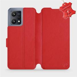 Hülle für Realme 9 - Farbe Red Leather