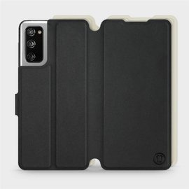Hülle für Samsung Galaxy S20 FE - Farbe Schwarz mit Platin