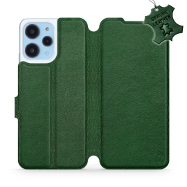 Hülle für Xiaomi Redmi 12 - Farbe Green Leather