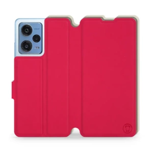 Hülle für Xiaomi Redmi Note 12 Pro Plus 5G - Farbe Rot mit Platin