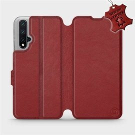 Hülle für Huawei Honor 20 - Farbe Dark Red Leather