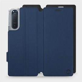 Hülle für Sony Xperia 5 II - Farbe Marine mit Schwarz