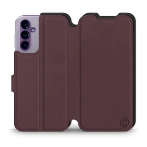 Hülle für Samsung Galaxy A14 5G - Farbe Burgund mit Schwarz