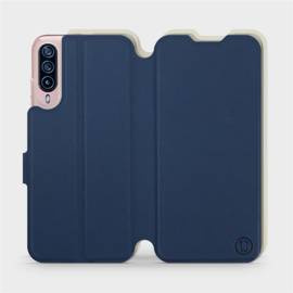 Hülle für HTC Desire 22 Pro - Farbe Marineblau mit Platin