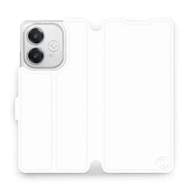 Hülle für OPPO A40M - Farbe White&Orange