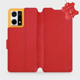 Hülle für Oppo Reno 7 4G - Farbe Red Leather
