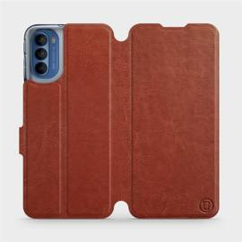 Hülle für Motorola Moto G41 - Farbe Brown&Gray