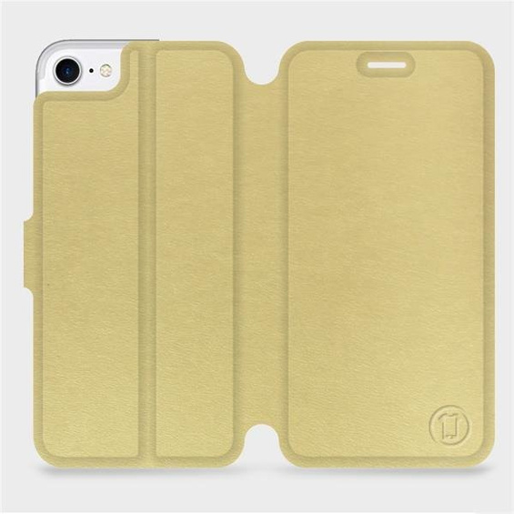 Hülle für Apple iPhone 8 - Farbe Gold&Orange